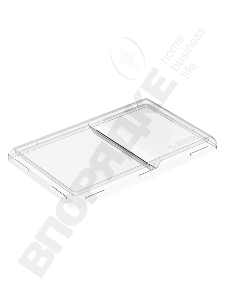Крышка д/контейнера OneClick lid 800DB "1EA" 2 бокса/прозрачная (300) 50шт/уп