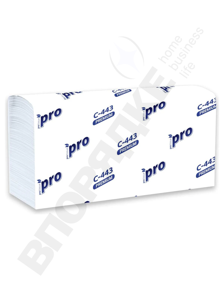 Полотенца Z-сложение "Protissue" С443 2сл 190л/1уп