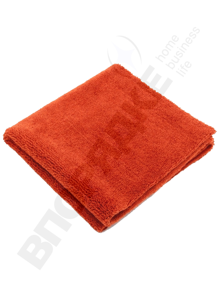 Салфетка из микрофибры 300 гр ЖАККАРД красная 35*35 1шт