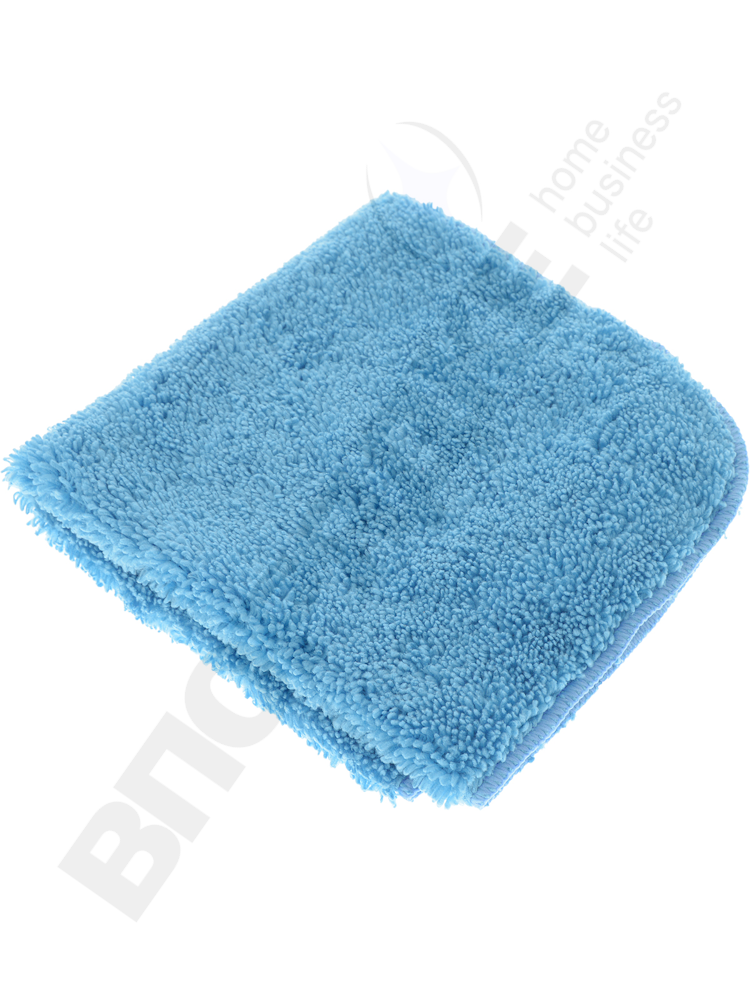 Салфетка из микрофибры 350гр голубая 30*30 1шт