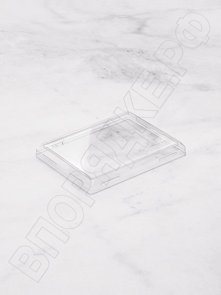 Крышка д/контейнера OneClick lid 400 "1EA" прозрачная (600) 50шт/уп
