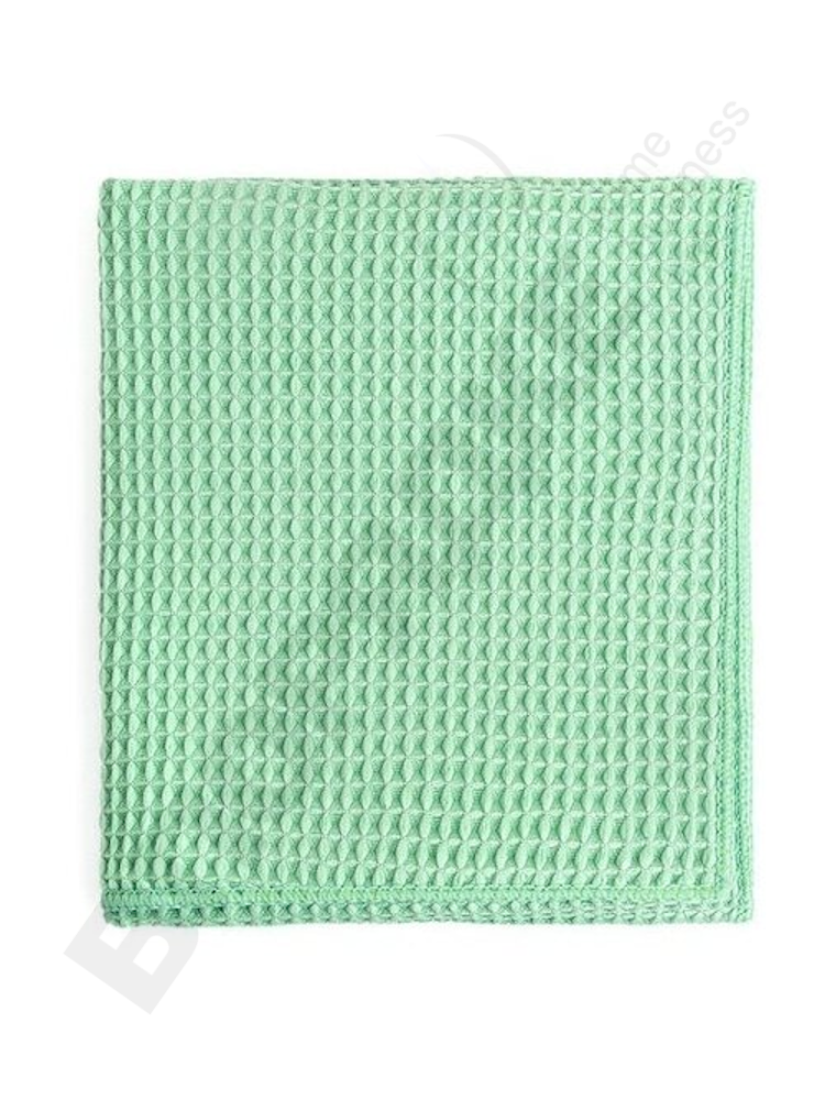 Салфетка вафельная зеленая 35*35 1шт