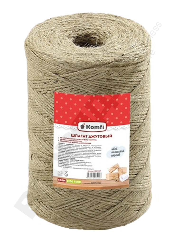 Шпагат джутовый "Комфи" 1200 текс 100м