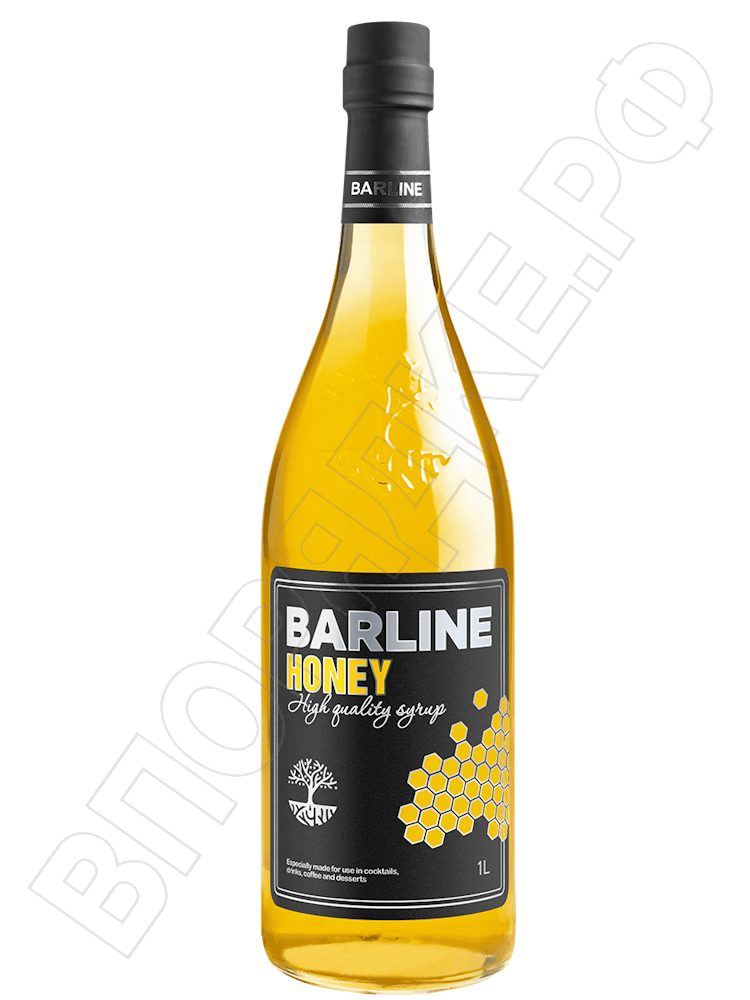 Сироп Barline Мёд, стекло 1л