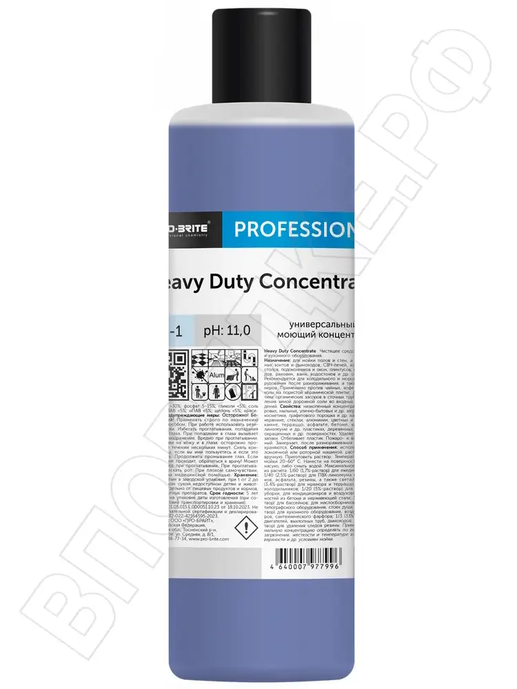 Pro brite Heavy Duty Concentrate Универсальный моющий концентрат 1л