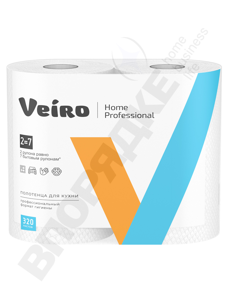Полотенца "Veiro" K301 professional home 2сл. 32м 2рулона/уп