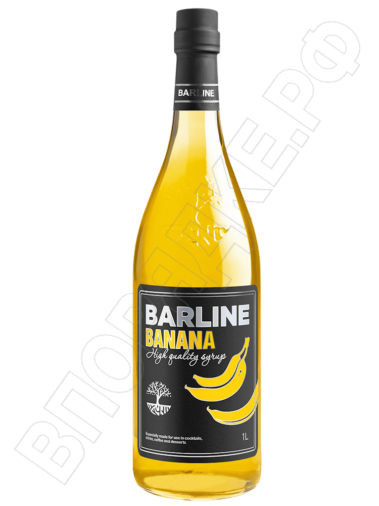 Сироп Barline Банан желтый, стекло 1л