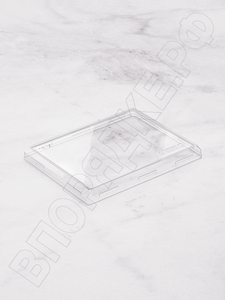 Крышка д/контейнера OneClick lid 500 "1EA" прозрачная (400) 50шт/уп