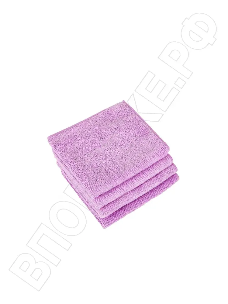 Салфетка из микрофибры АТ 250гр. розовая 29*29 1шт