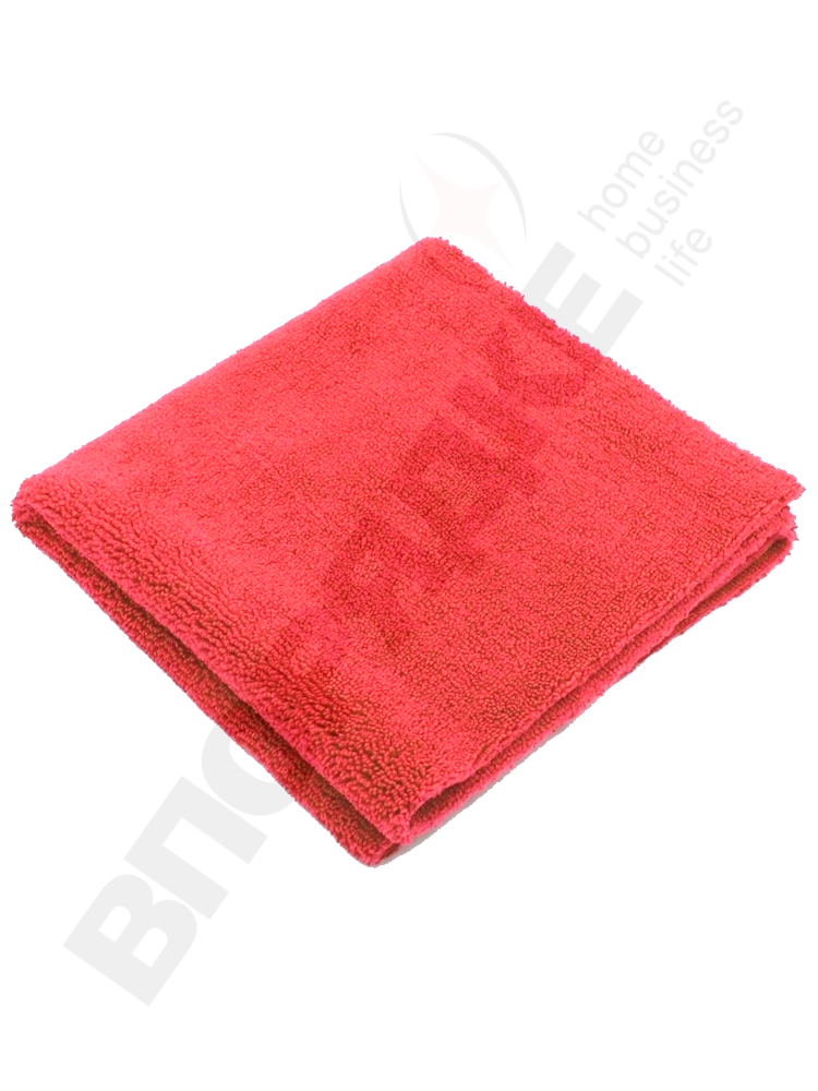 Салфетка из микрофибры 300гр красная 40*40 1шт