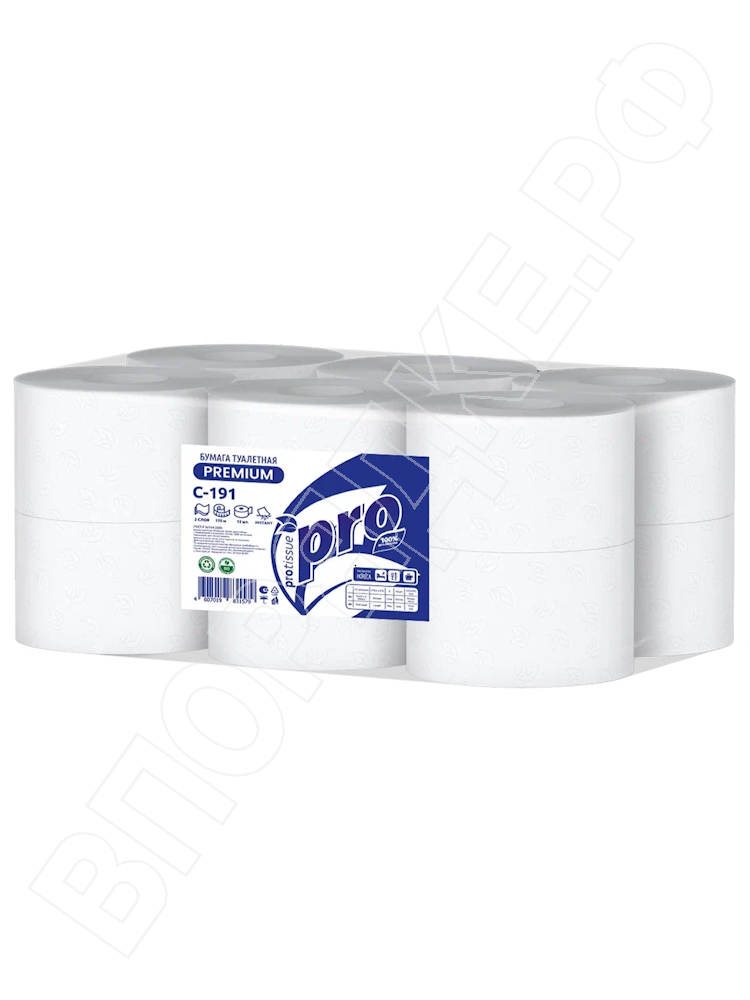 Туал.бум."Protissue" 2сл. С191 170м 1рул