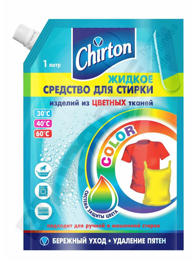 Средство д/стирки "Chirton" для цветных тканей 1л.