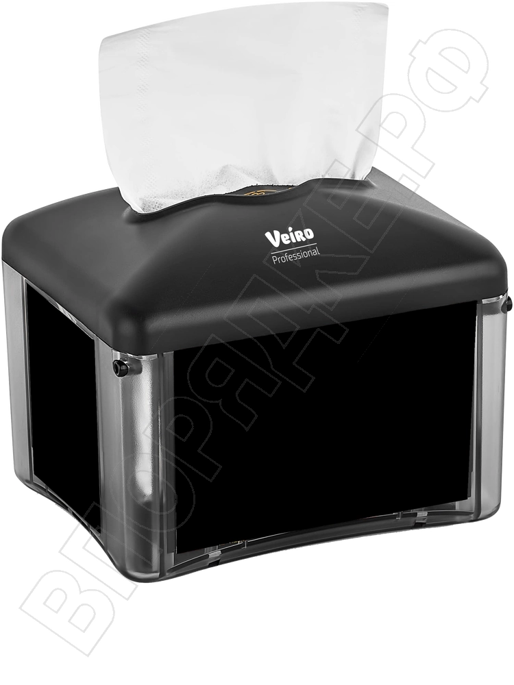 Дисп. Veiro EASY NAP micro, для настольных салфеток, (черный), 1шт