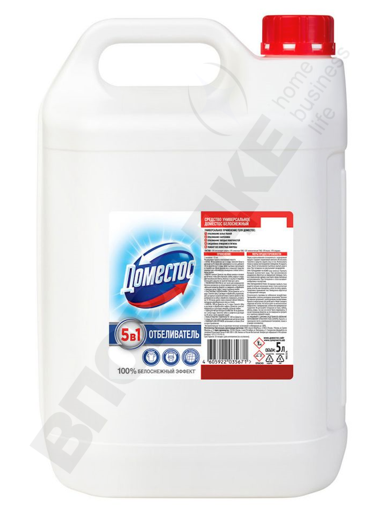 Чистящее средство "Domestos" Белоснежный 5л