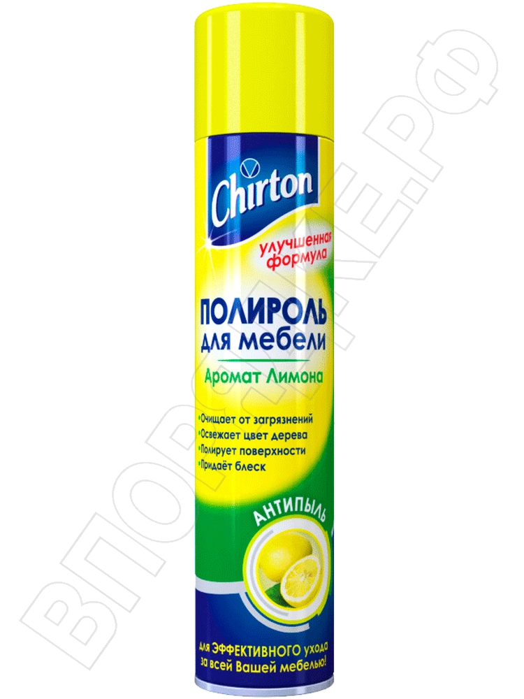 Полироль "Chirton" Лимон 300мл.