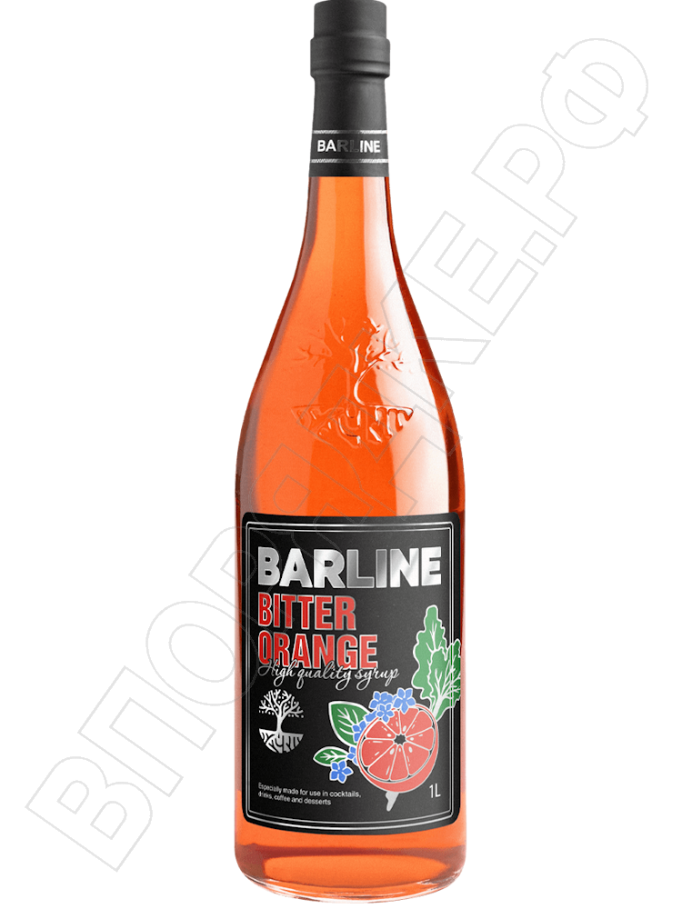 Сироп Barline Биттер оранж, стекло 1л