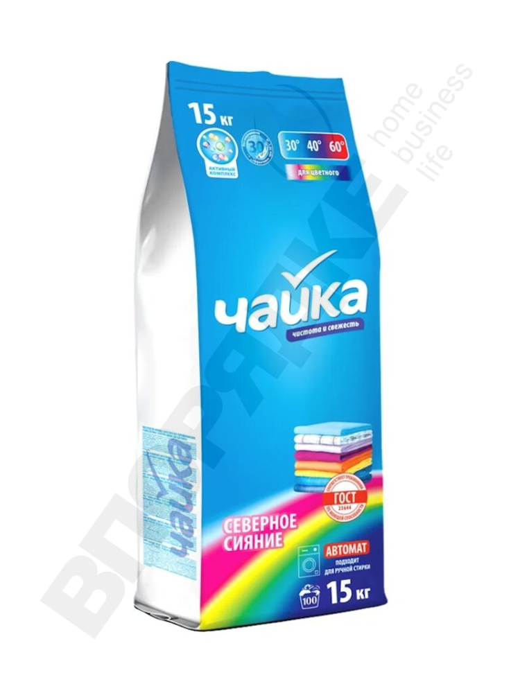 Стир.пор. "Чайка" автомат универсал 15кг