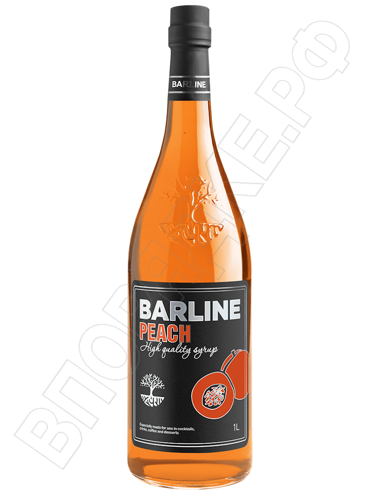 Сироп Barline Персик, стекло 1л