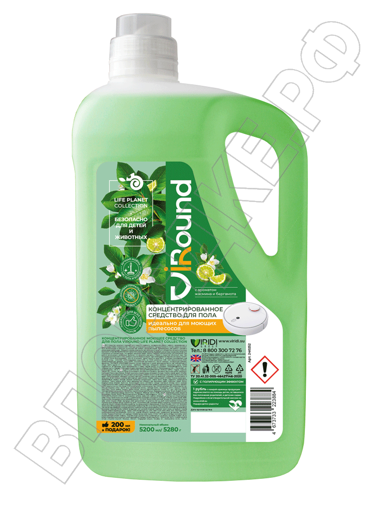 VIRound Life planet collection Концентрированное средство д/полов 5,2л