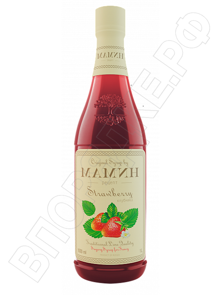 Сироп "Мамин Рецепт" Клубника, ПЭТ 1л