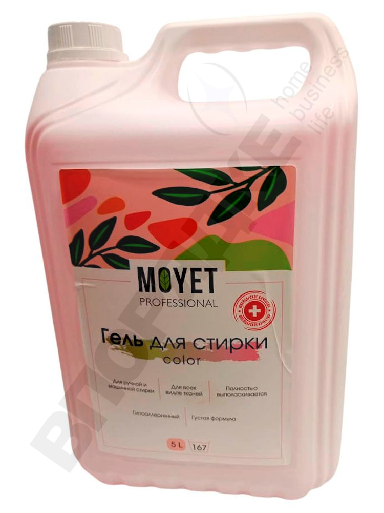 Средство для стирки, гель "MOYET" color 5л