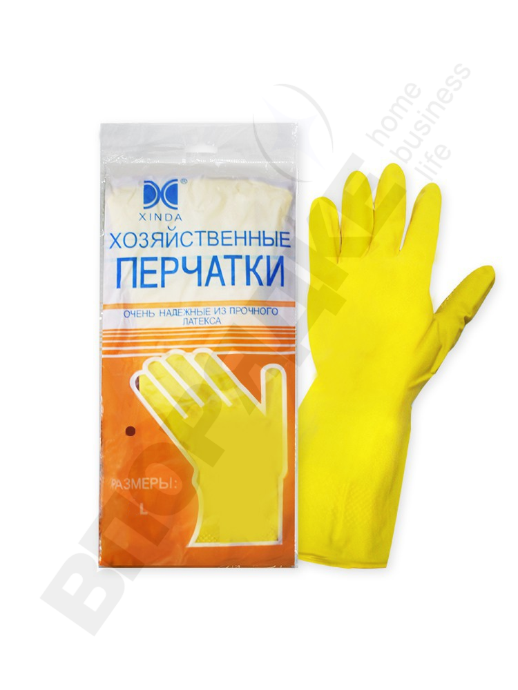 Перчатки резиновые ПФ размер L 1пара/уп