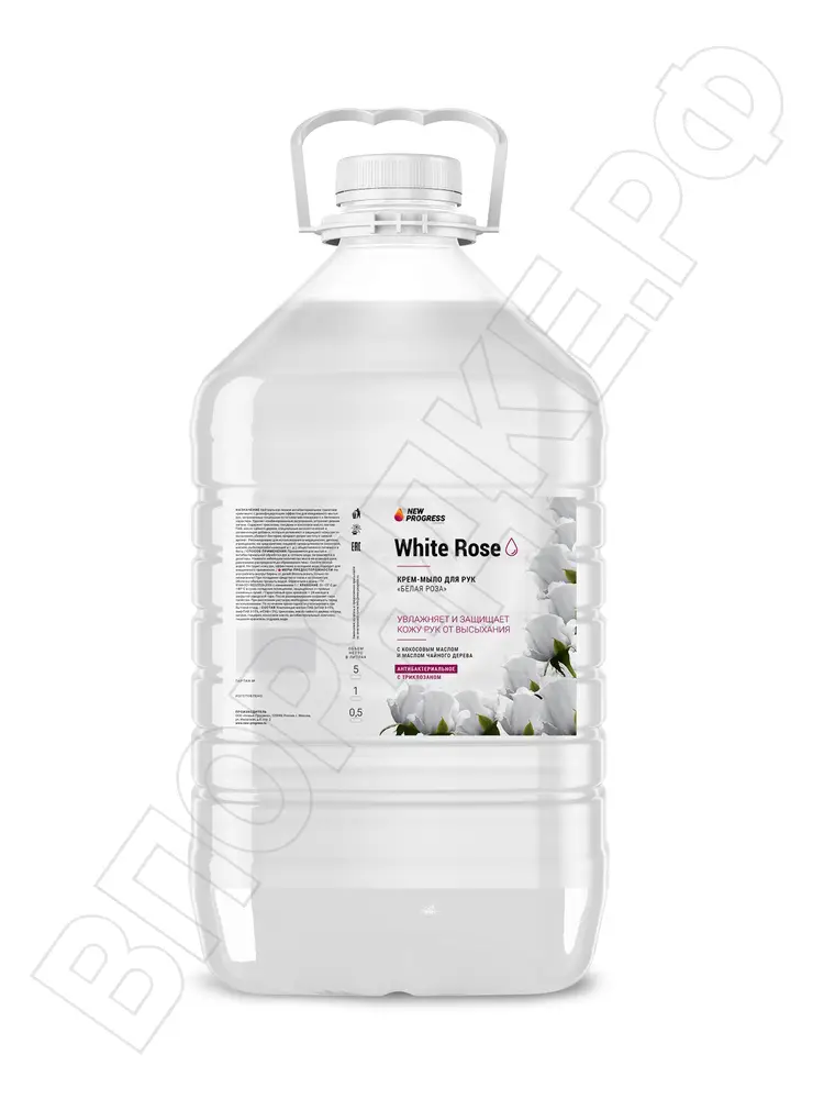 ЖМС "White Rose" мыло перламутровое с триклозаном 5л