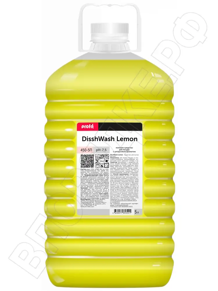 Profit DishWash Lemon Моющее для посуды 5л