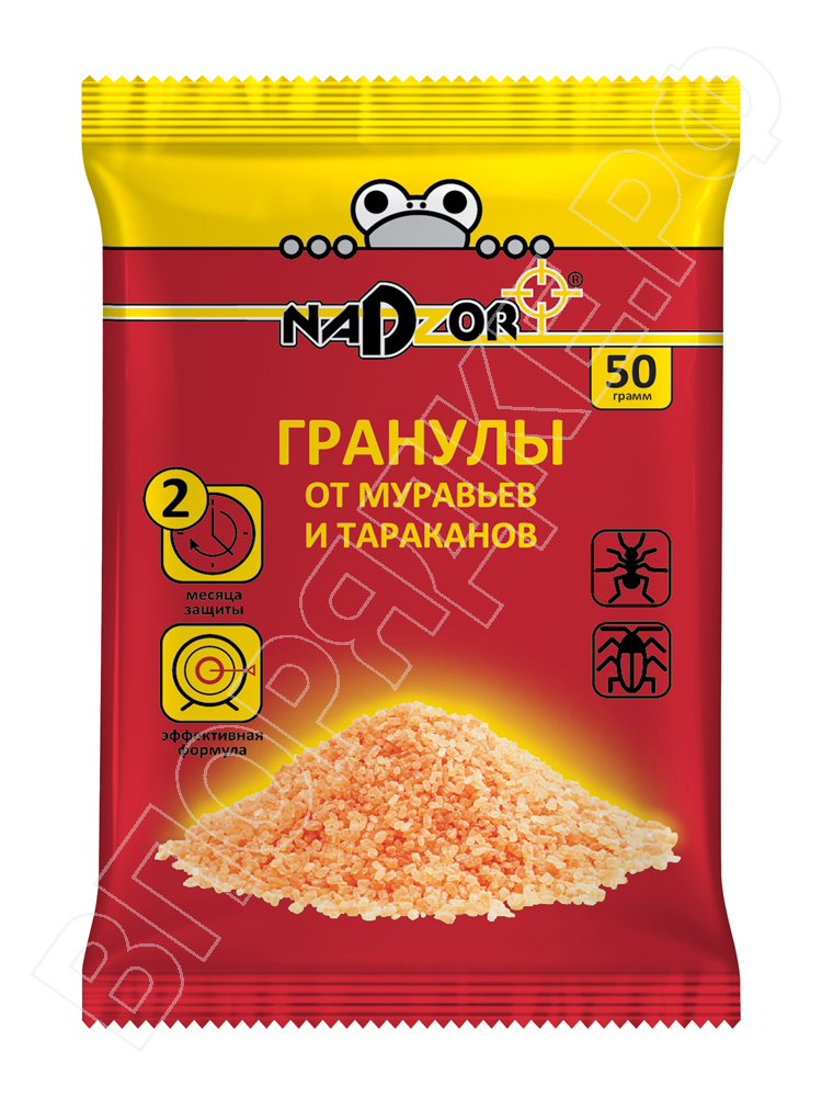 Гранулы "Nadzor" от муравьёв 50г.