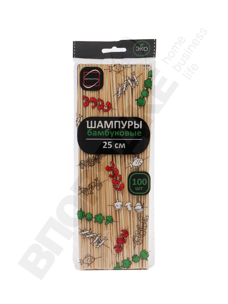 Шампуры для шашлыка 25см КП 100шт/уп
