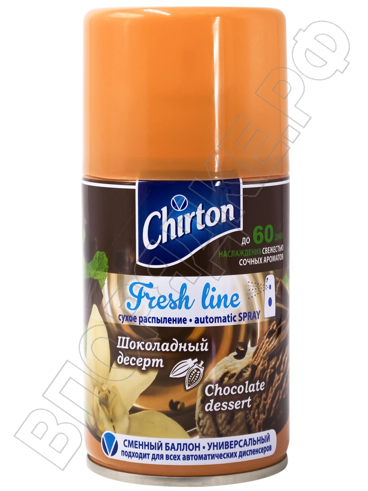 Ос/воз. "Chirton" (сменный блок) Шоколадный десерт 250мл.