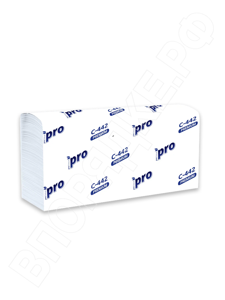 Полотенца Z-сложение "Protissue" С442 2сл 200л/1уп