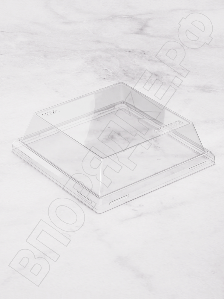 Крышка д/контейнера OneClick lid 950-1250 "1EA" 40мм прозрачная (300) 50шт/уп