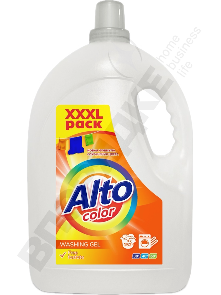 Средство д/стирки гель "Alto" Color д/цветного 6,2л