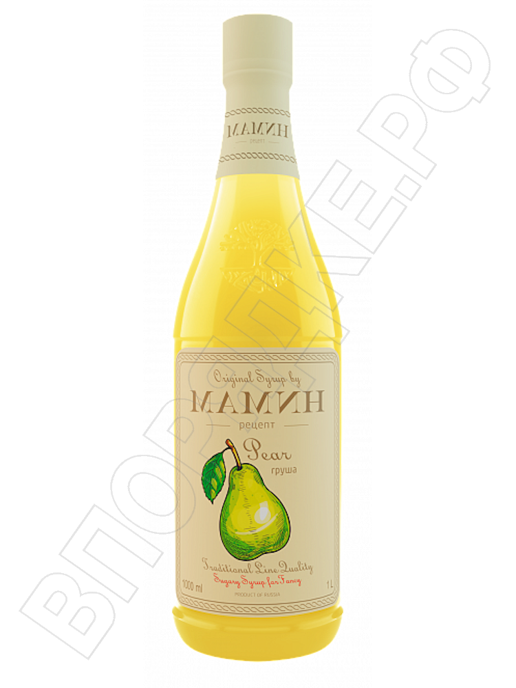 Сироп "Мамин Рецепт" Груша, ПЭТ 1л