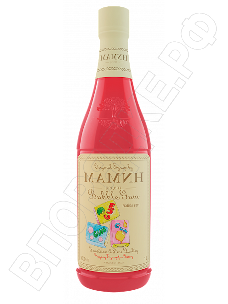 Сироп "Мамин Рецепт" Баббл Гам, ПЭТ 1л