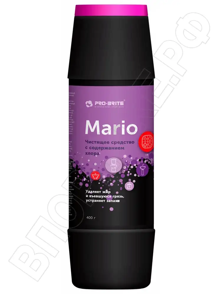 Pro brite Mario Чистящий порошок с хлором 400гр